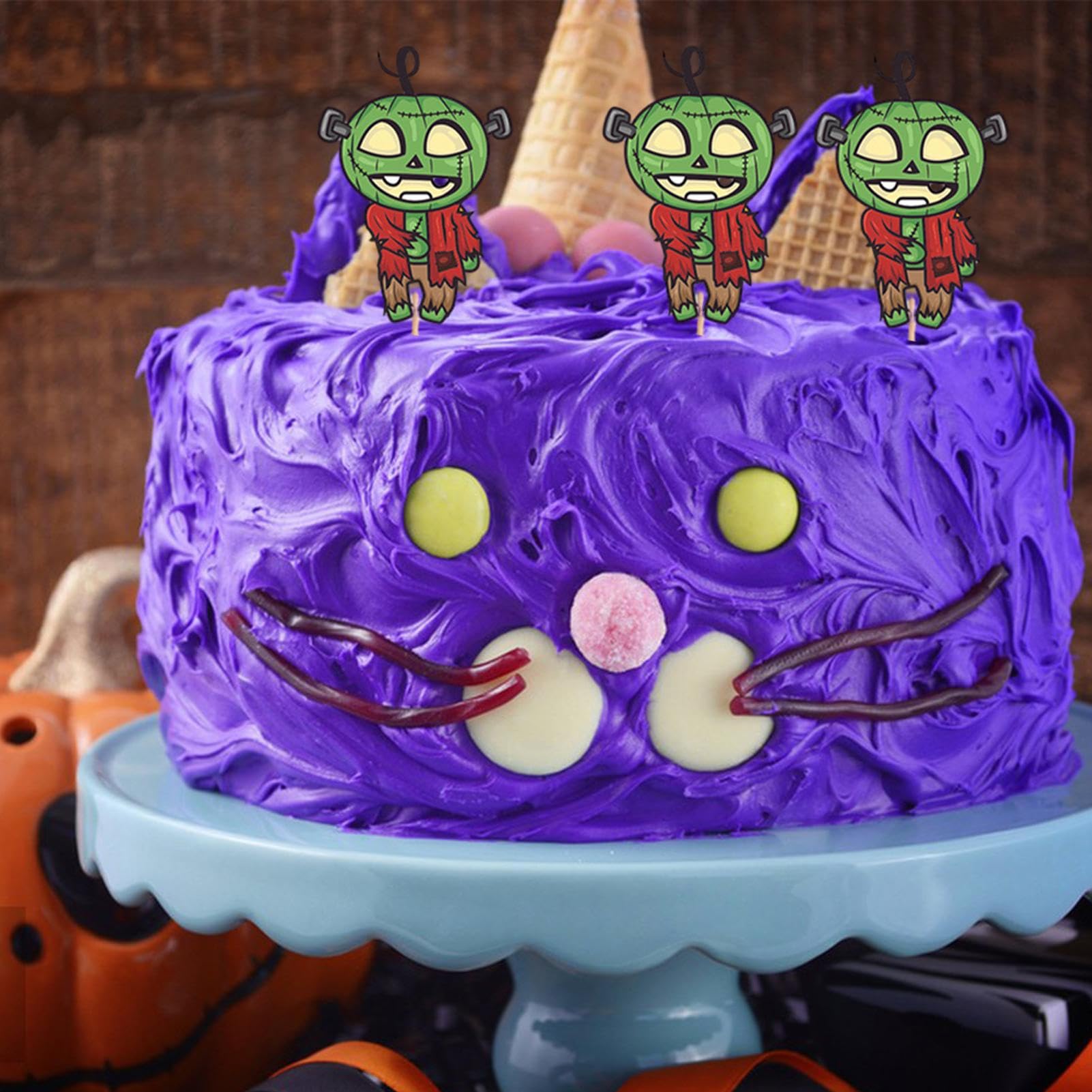 Amazon.co.jp: ハロウィンカップケーキピック - ピック 8 個セット